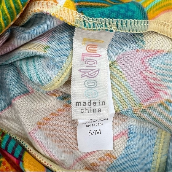 LuLaRoe Geometric Print Leggings Size S/M Toddler Girl's - Picture 4 of 6